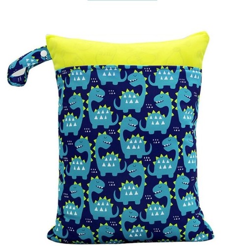 Waterproof Double Zip Wet Bag 30cm*40cm Nappy Bags Large Swim Bag Nappy Bag - Picture 16 of 17