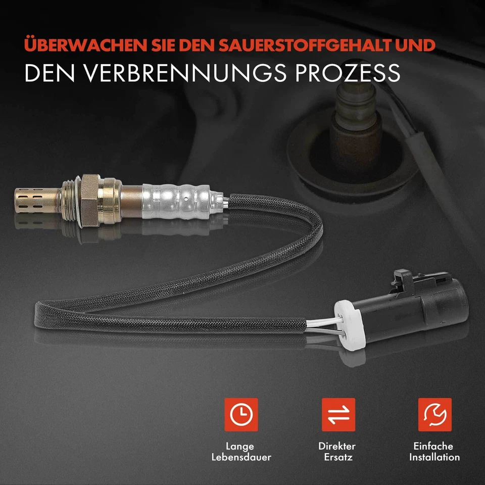 2x Sonda Lambda Prima / dopo Kat per Ford Focus Fusion Fiesta V Tourneo Mazda 2 - Immagine 2 di 4