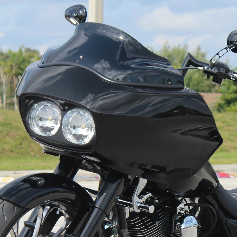 Carenado exterior delantero apto para Harley Road Glide FLTR 1998-2013 Foto 3 de 4