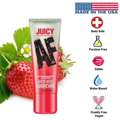 Juicy AF Fruit-Flavored Edible Lube Lickable Oral Sex Lubricant Blow Jobs  USA