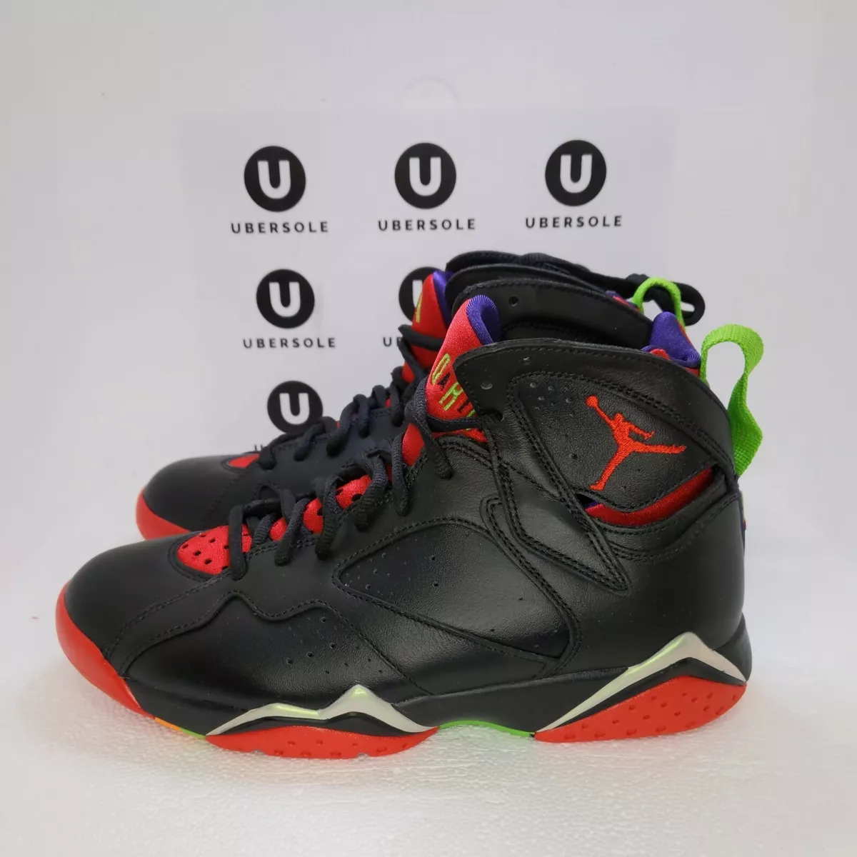 Size 7 - Jordan 7 Retro Marvin The Martian 2015 black off white union Men RARE