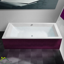 Badewanne große Wanne Rechteck 200 x 90 Füße Acryl ohne/mit Styroporverkleidung