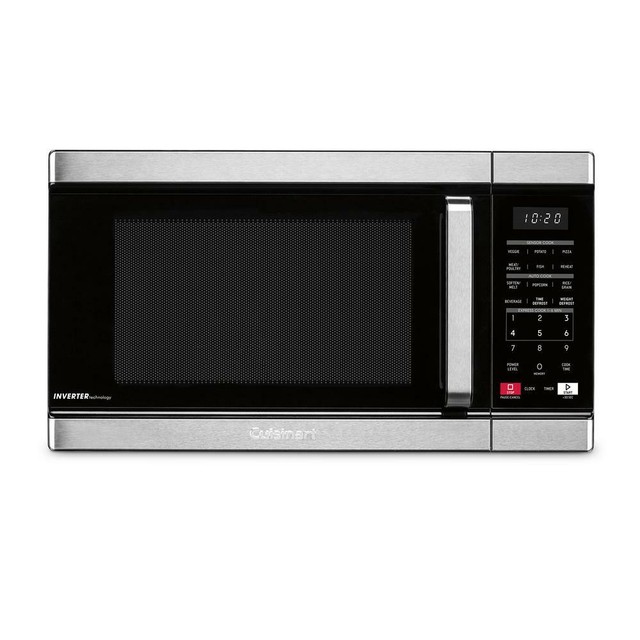 Stainless Steel Microwave Ovens Countertop cuisinart 1 cubic foot stainless steel microwave oven home kitchen countertop