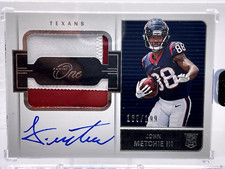 2022 Panini One John Metchie III Rookie Patch Auto 169/199, #42