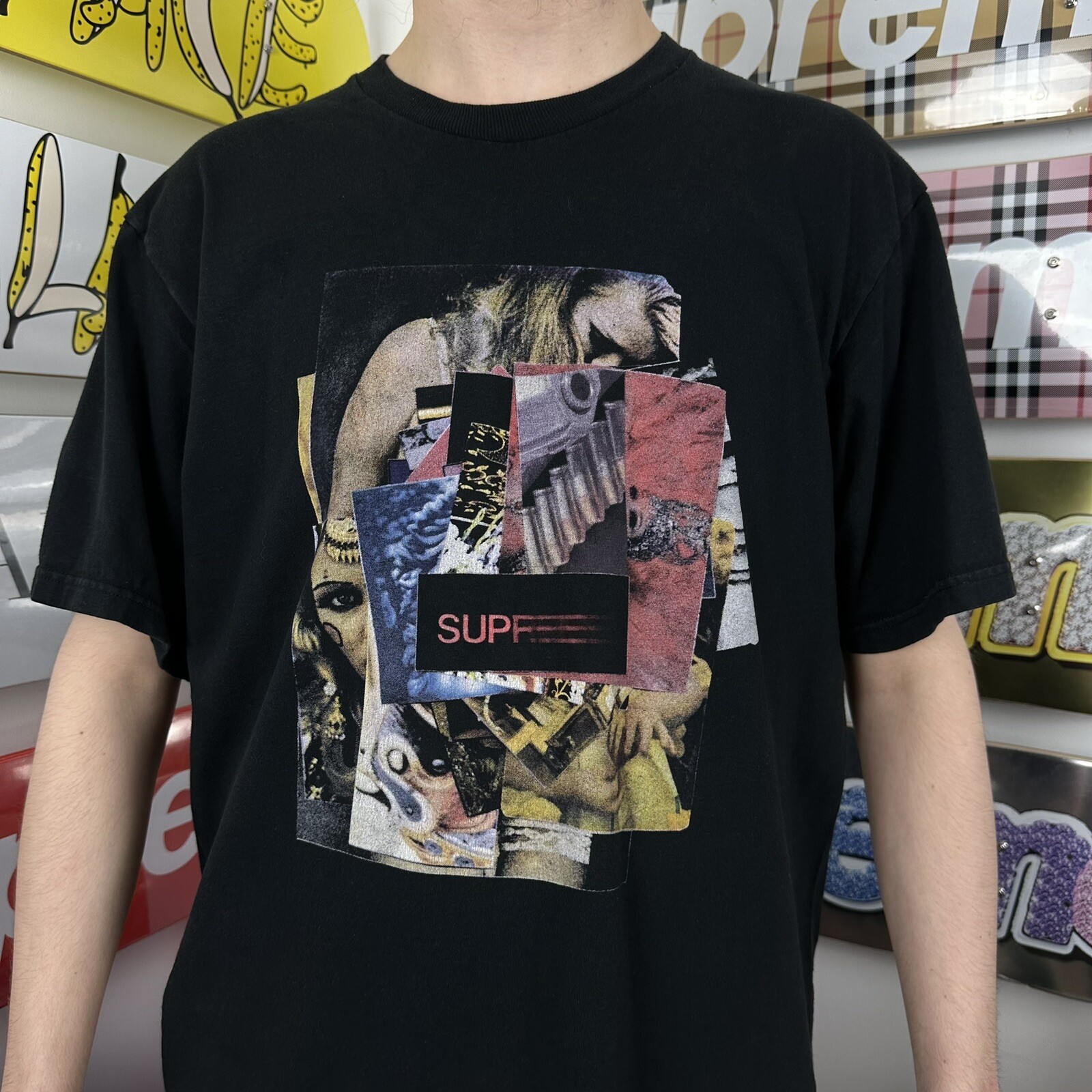 Supreme Stack Tee - Black - FW21 - image 2