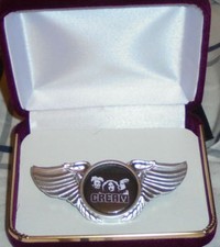 Cream Clapton Baker Bruce Rock Band Wing Live Concert Jacket Badge Pin Stub Brew