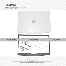 New For Dell Inspiron G3 3590 03HKFN LCD Back Cover Lot Bezel Hinge Screws White