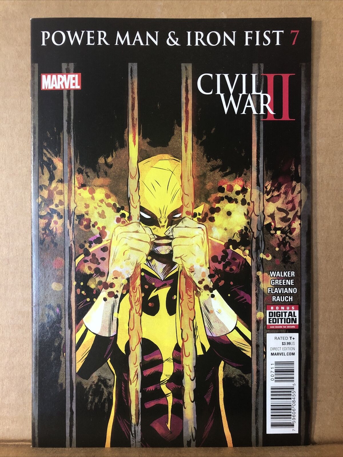Marvel Comics Power Man And Iron Fist Vol.3 #7 NM Civil War II Tie-In