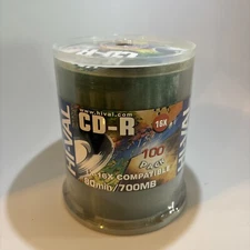 HI-VAL CD-R 100 Pack Sealed New 16X / 700 MB