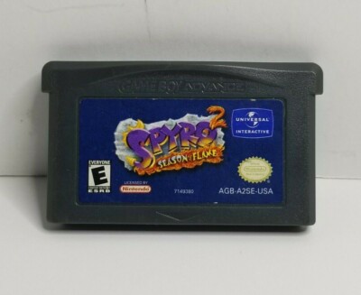 Spyro 2: Season of Flame (Nintendo Game Boy Advance) GBA Authentic