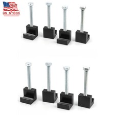 8 X Aluminum Mounting Kit Parts Clamps For Pickup Truck Tool Box Tie Down Us