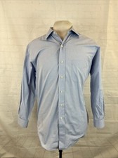 REGENT Brooks Brothers Men's Blue Cotton Dress Shirt 16.5 - 2/3 128