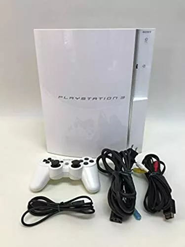 PLAYSTATION 3 (80GB) Ceramic White PS3 SONY game Console SONY CECHL00