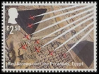 GB 5184d Red Arrows over the Pyramids, Egypt £2.50 single MNH 2024