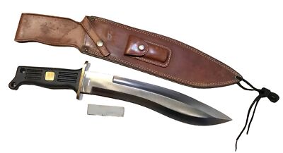 Vintage Rare Al Mar FBI-Pathfinder Dagger Knife Seki Japan Leather