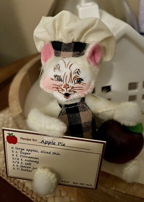 2022 ANNALEE ~ 4'' ~ ''Apple Pie Chef Kitty'' ~ NWT