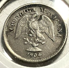 elf Mexico 5 Centavos 1904  CnH  Silver  A034  Culiacan Mint — photo 1