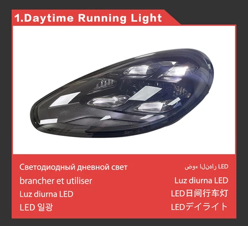 For Porsche Panamera 2011-2017 upgraded Matrix LED Front DRL Headlight Plug&play - Picture 8 of 13