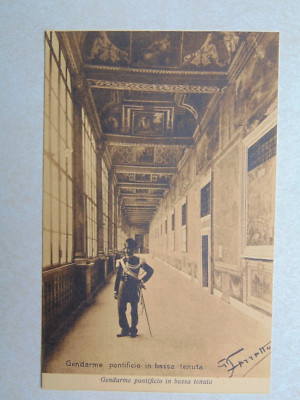 E2517 Rome Italy Roma Postcard Gendarme pontificio in bassa tenuta | eBay