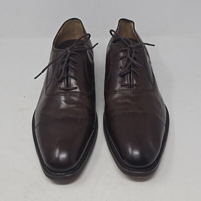 Johnston & Murphy Sullivan Cap Toe Brown Leather Men\'s Oxfords Size 11.5 Johnston & Murphy Men main image 2