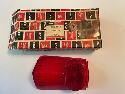 Austin A40 Riley Wolseley Rear Stop Lamp Lens LUCAS 54570081 NOS OEM
