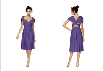 princess polly baby blue dress Bridesmaid Convertible Wrap Dress main image 0