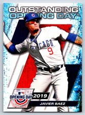 2021 Topps Opening Day #OOD-3 Javier Baez Outstanding Opening Day
