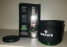 Becks Bier Flaschenkühler mit Lichtspiel, Neu und OVP!