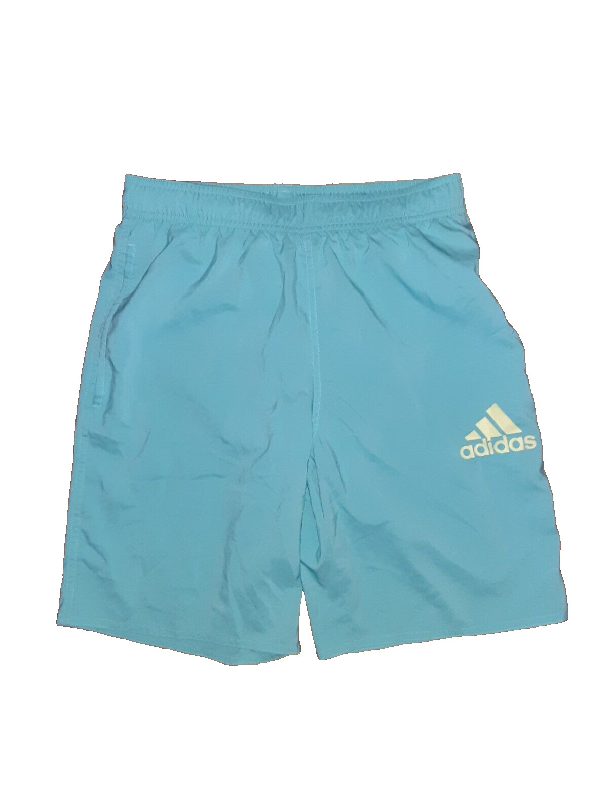 Adidas Mens Swim Trunks Teal Vintage 1990s size Small Gem