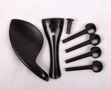 Violin parts 4/4 peg chin rest tailpiece Endpin violin Accessories Ebony wood