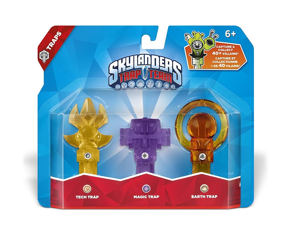 Skylanders 87276303 TRAP TEAM 3-Pack Tech / Magic / Earth Video