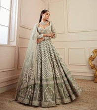NEW DESIGNER HEAVY GEORGETTE LEHENGA CHOLI WITH NET DUPATTA FOR BRIDAL