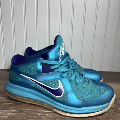 Size 11.5 mens- Nike LeBron 9 Low Summit Lake Hornets 2012  display picture 2