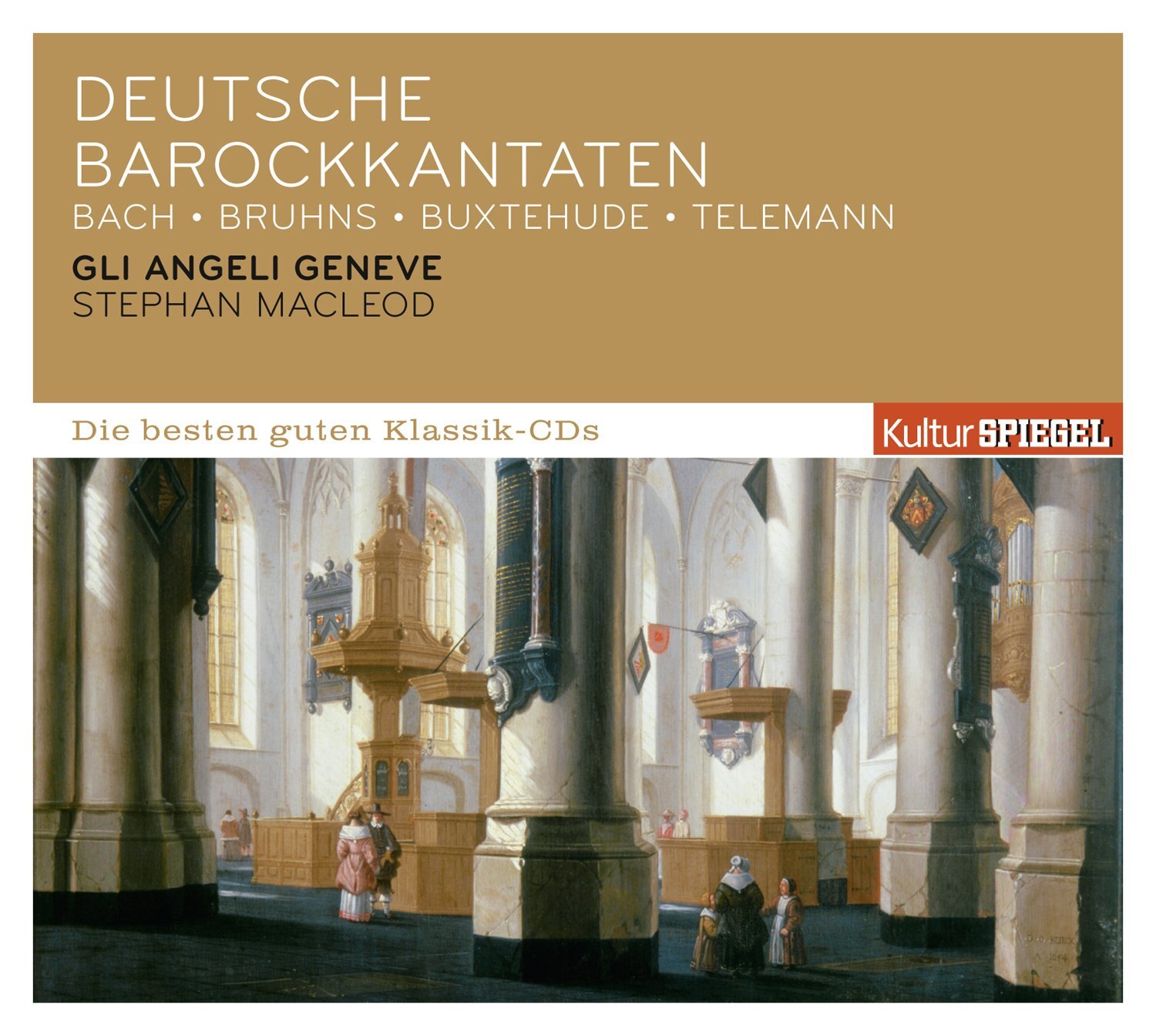 Gli Angeli Geneve Kulturspiegel:die Besten Guten- Dt. Barockkantaten (CD)
