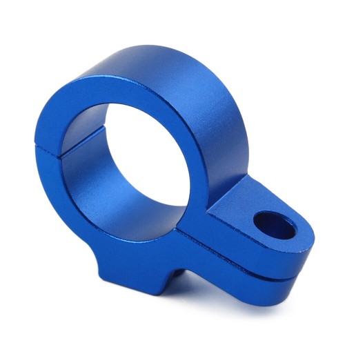 For HONDA CR80R CR85R CR125R CR250R CR500R Blue CNC Front Brake Line Hose Clamp - Picture 6 of 10