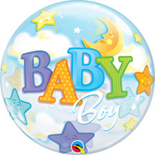 Balloons for baby shower ,welcome baby boy, blue color, different options