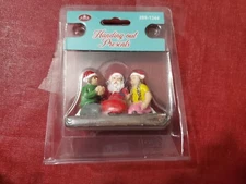 FG Square Handing Out Presents Miniature Santa Handing Out Present Diorama