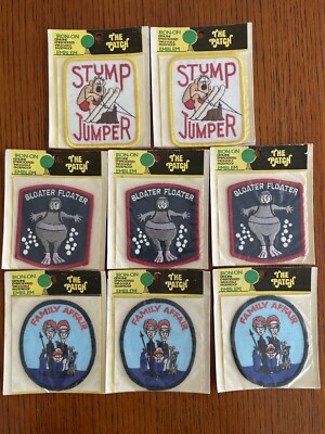 Lot 8 Vtg Scuba Diver Patch Diving Snorkeling Factory Pack New Old Stock