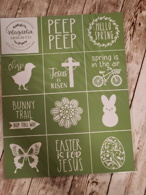 MDC DIY Adhesive Reusable Silkscreen Stencil   Spring Minis 2022    RETIRED  