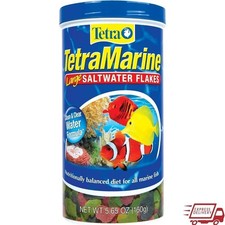 Premium Marine Fish Food Flakes High Protein Formula Vitality  Health New