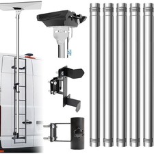 Starlink Gen 3 Pole Mount Kit Adjustable 316 Stainless Steel RV Ladder Antenna
