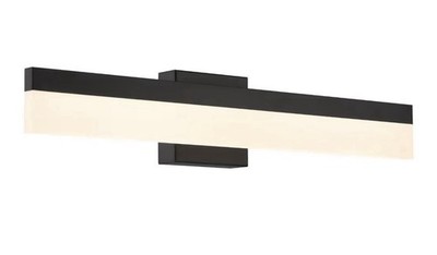 Access Lighting Loft 36'' LED Vanity, Matte Black/Frosted - 62589LEDDCS-MBL-FST