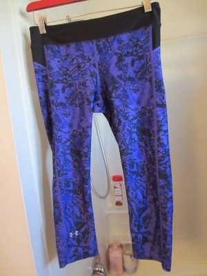 Pre-owned women's active wear compression capri pants Under Armour Size MD
