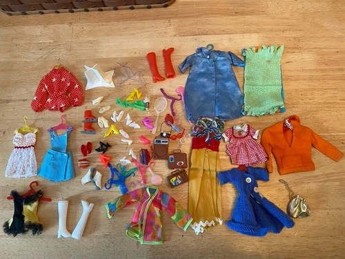Vtg Barbie Ken Clothing & Accessories Lot  60s 70s