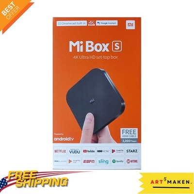 Elevate Your Viewing Experience: Mi Box S 4K HDR Media Player with Chromecast