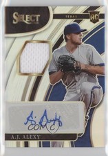 2022 Panini Select Rookie Jersey Holo Prizm 125/199 AJ Alexy #RJA-AX Auto uk2