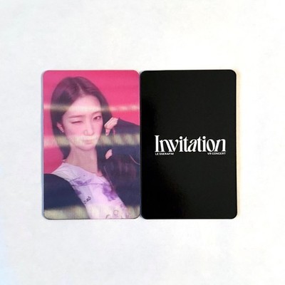 LE SSERAFIM] VR CONCERT：INVITATION / Lenticular Random Photocard