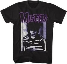Misfits Cotton Graphic T Shirt Mens Skull Punk Rock Band Tee Y2K Grunge S-4XL