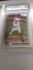 2010 Bowman Chrome Stephen Strasburg Rookie Card Graded 10 GMAGrading.com.. rookie card picture