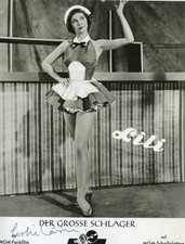 Leslie Caron+ - original signiertes Aushangfoto - "LILLI - DER GROSSE SCHLAGER""